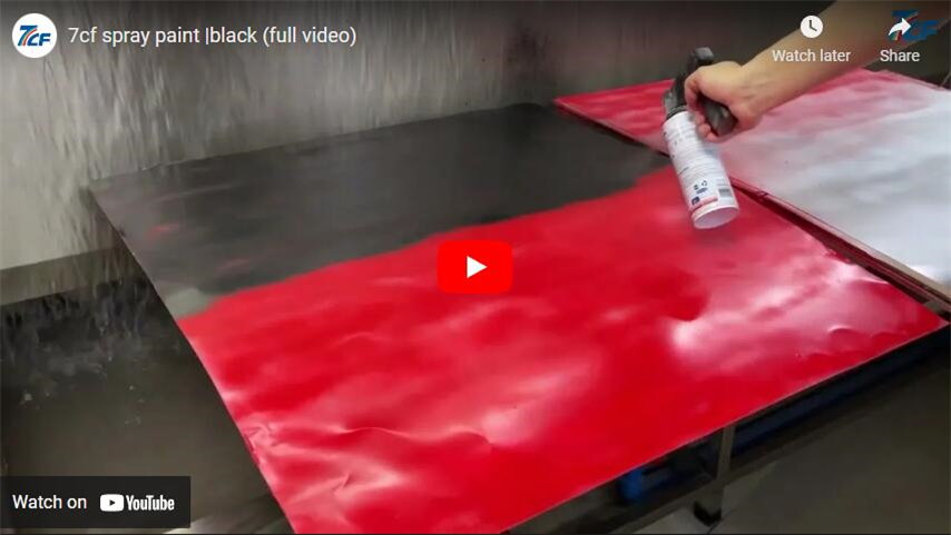 7CF Spray Paint | Preto (Vídeo Completo)