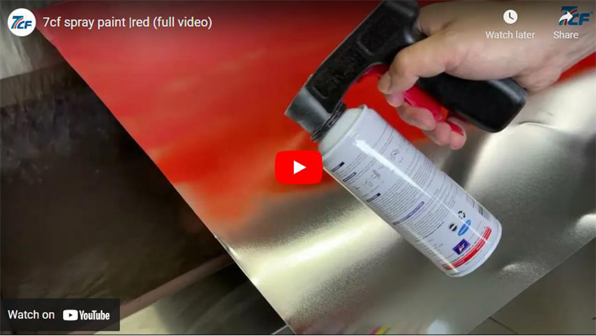 7CF Spray Paint | Vermelho (Vídeo Completo)